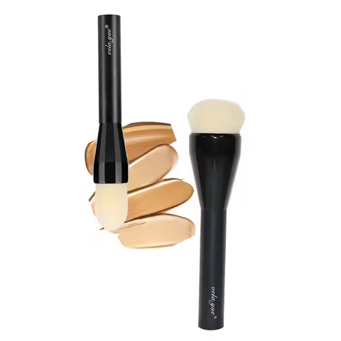Vela.Yue Professional Foundation Brush Face Liquid Mineral Powder Cream Crease Base Sheer to Full Co