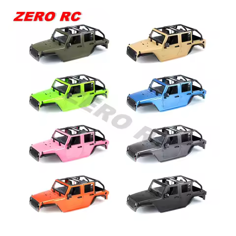 ROCK Crawler 1/10 JEEP WRANGLER RUBICON WITHOUT ROOF Wheelbase 313mm Convertible Hard Body Shell KIT