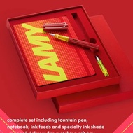 LAMY 全球限量 鋼筆+A5筆記本禮盒 / AL star系列 - 光澤紅