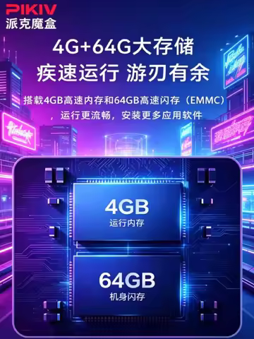 【Geniune】2026 New PIKIV 7PLUS TV Box 4GB 64GB with ai Voice Control Wifi6 8k HD Smart TB TV Box HOT 