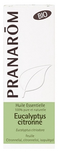 Pranarom Bio Essential Oil Lemon Eucalyptus (Eucalyptus citriodora) 10 ml
