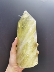 Crystal Lemon Citrine Tower Powerful Stone