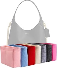 Xoppia Bag Organizer compatible with Coach Brooklyn Shoulder 23. Felt Insert Liner for Women Tote Ha