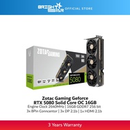 Zotac Gaming GeForce RTX 5080 Solid Core OC 16GB GDDR7 Graphic Card