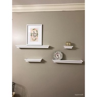 Wall-Mounted Shelf Solid Wood Wall-Mounted Shelf Shelf Wall-Mounted Bookshelf Photo Frame Medal Bracket Decorative Shelf