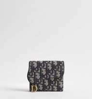 Dior Saddle Lotus 老花銀包