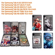 One Piece Series Tablet Case For Samsung Galaxy Tab A 8.0 (2019) A7 Lite SM-T220 T225 A9 SM-X110 X11