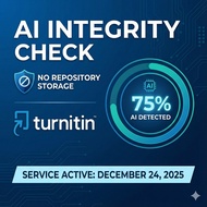 [BEST PRICE] Turnitin AI + Similarity Report | No Repository 1 Jam Express UTM UM Pelajar UITM IPTA 