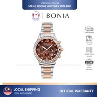 Bonia Fortuna Women BNB10705-2645C Chronograph Bracelet 100% Original Watch