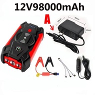 2021New12Vmah Car Jump Starter Portable Car Battery Booster Charger 12V Starting Device Diesel Car