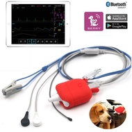 Sinohero Bluetooth APP VET Veterinary Pulse Oximeter ECG Monitor Smart Wear Pet Animal SPO2 Pulse Ra