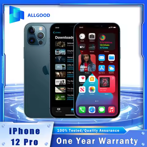 Original Apple iPhone 12 Pro 5G Smartphone Unlocked 6GB RAM 128GB/256GB ROM 6.1" OLED A14 Bionic Fac