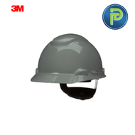 3M™ SecureFit™ Hard Hat H-708SFR-UV Grey  หมวกนิรภัย หมวกวิศวะ 3M สีเทารุ่นไม่มีรู