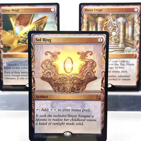 MPS FOIL2-Ⅰ02 Tcg cards proxy magical Chromatic Lantern Scroll the Rack Hangarback Walke Hangarback 