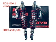 โช้คหลัง (KYB) K-ALPHA YAMAHA FORZA30018-21 FORZA350 21> STD  (420 mm.) สีแดง รหัสสินค้าRG2-1006-2