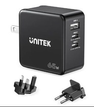 UNITEK P1117B 65W GaN 氮化鎵充電器 Wall Charger