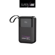 （黑）行動電源 VOOC閃充 super vooc  20000mah pd 行充 oppo vivo 充電器 Type-C