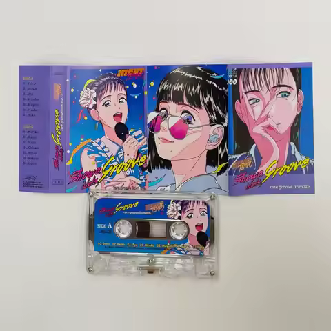 Vaporwave Tsukasa Hojo Night Tempo Music Tape Showa Idol's Groove 2 Album Music Record Cassettes Cos