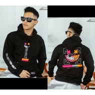 Jaket Sweater Distro Hoodie RH57 Terbaru  Bahan Fleece Cotton pria wanita