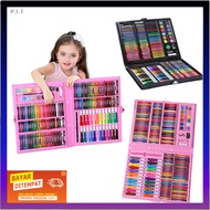 Drawing Set 68Pcs Oil Pastel Crayon 68 IIN 1 Dan 168 in 1 Set Krayon Mewarnai dan Melukis Lengkap de