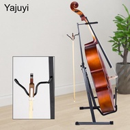 [Yajuyi] Metal Cello Display Stand with Hook Folding Stand Lightweight Convenient Soft Silicone Arms
