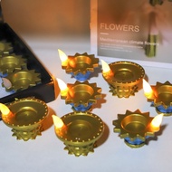 YOUNAL Diwali LED Light Deepavali Decorative Candle Lamp Small Floating Decoration Oil Lamp