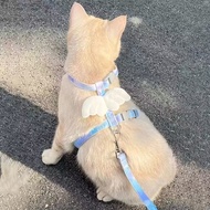 Cat Traction Rope I-Shaped Breakthrough Special Adjustable Pet Rope Strap Chain Supplies Wings Small