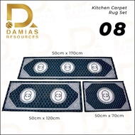 KITCHEN RUNNER CARPET RUG CHANNEL ALAS KAKI DAPUR VIRAL NEW DESIGN