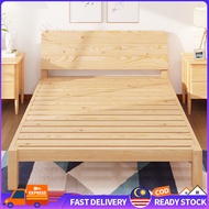 LALA Wooden Bed Frame King/Queen /Super Single /Single/Katil Single Kayu/Bedroom Furniture/Perabot Bilik Tidur/Katil Kayu/Base Drawer Solid Wood /Bed Base /Bedroom Bed 木床
