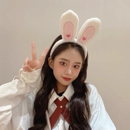New Korean style bunny ears heart hairpin bunny ears headband