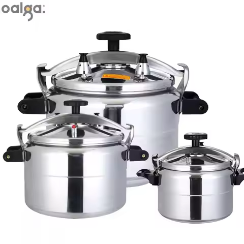 2L-70L High Capacity Pressure Cooker Kitchen Cookware, Gas Cooker Commercial Stew Pot Induction Cook