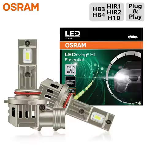 OSRAM Essential LED HB3 HB4 HIR1 HIR2 H10 9005 9006 9011 9012 Car Head Light P20d P22d 1:1 Mini Size