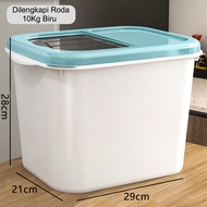 Inaso Tempat Beras Kotak Penyimpanan Beras Rice Box Storage Wadah Kacang Makanan Serbagun HSB148