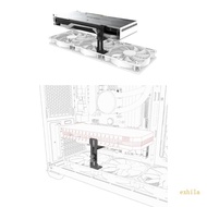 exhila Reliable Metal GPU Support PC Graphics Card Support GPU Stand Mounted on Cooling Fan Bracket Easy Height Adjustme