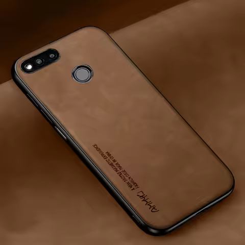 Simple pattern Silicone case For Huawei Honor 7X 7C V9 leather case For Huawei Enjoy 7S 8 Plus Y7 Y9