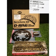 P PERFORMANCE R25/R3 YZF SPROCKET CHAIN ORING FULL SET SPROCKET RANTAI ORING EMAS COMPLETE SET 520H 