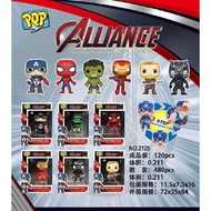 FUNKO POP Avenger & Disney Frozen Snow Queen Princess doll Anna Elsa Olaf Action Figure