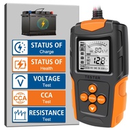 FBT-200 LCD Car Battery Analyzer 12V 24V Tester CCA IR SOH Meter for AGM GEL EFB Battery Diagnostic 