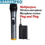 Professional Wireless Microphone System Handheld UHF Channels Dynamic Mic Karaoke Computer KTV Wedding Meeting Receiver