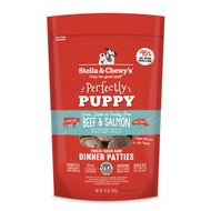 Stella & Chewy's Freeze Dried Dinner Patties for Puppy 14oz | Dry Dog Food | Chicken Beef Salmon