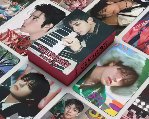 55pcs/Set Kpop HyunJin solo lomo cards HAN ate Photocards For fan Collectible gifts