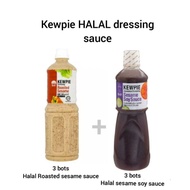 3BOTS X 1000 ML HALAL KEWPIE SESAME SOY DRESSING & 3 BOTS X 1000 ML HALAL ROASTED SESAME DRESSING #C