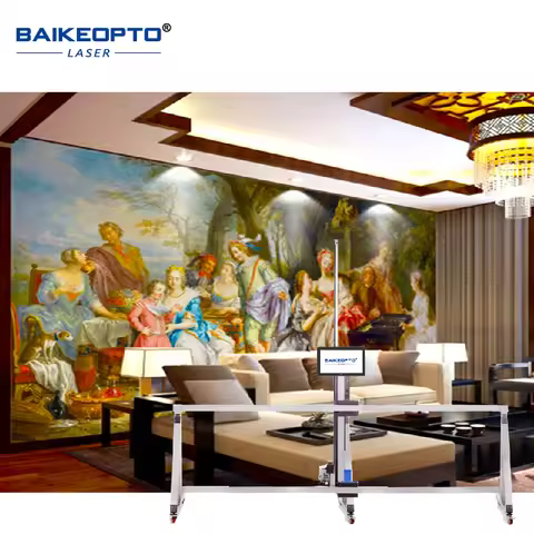 Digital Printing AI Wall and Floor All in One Printer Customizable Design Vertical Wall Printer Mach