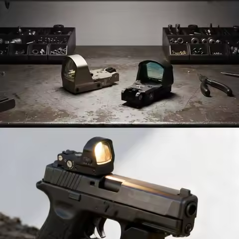 LP DP Pro High-end Red Dot Tactical 2.5 MOA Reflex Sight Fit 20mm Riflescope Hunting Collimator Scop