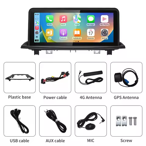 STWEI 2024 New ID6 ID7 ID8 UI Android System Wireless Carplay AUTO For BMW X1 F48 2016 2017 2018 NBT