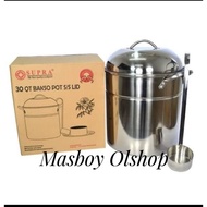 Malang SUPRA 30 QT Meatball Pot Stainless Steel Meatball Pot 28.4 Liter/