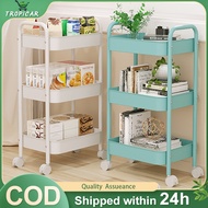 3 Tier Stainless Steel Trolley MultiPurpose Kitchen Trolley 3Tier Trolley Rolling Utility Cart Home 