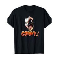 Groovy Earthworm Jim Graphic T-Shirt - Retro Gaming Tee with Groovy Text, Soft Crew Neck Shirt for A