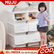 MUJU Flip Top Storage Box Stackable Storage Box Organizer Multifunction Nordic Organizer Toy Storage