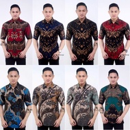 TSHIRT MEN AZ KEMEJA BATIK BAJU BATIK LELAKI BATIK ASLI BATIK JAWA BATIK INDONESIA BATIK MALAYSIA KEMEJA LENGAN PENDEK